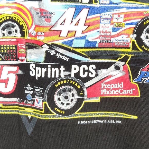 NEW Vintage Petty Enterprises T Shirt Sz L Lee Richard Kyle Adam Petty 2000 - Picture 5 of 6